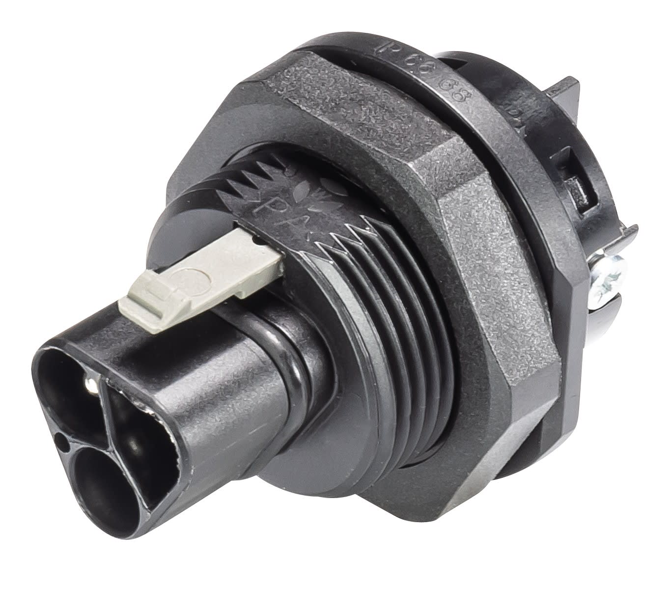 Wieland - embase RST20i3 mâle M25 à vis Noir