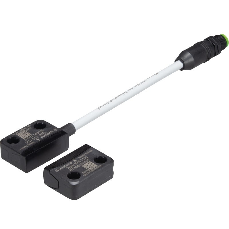 Wieland - capteur sts 0130 version entièrement codée, démarrage automatique, capteur M12-8