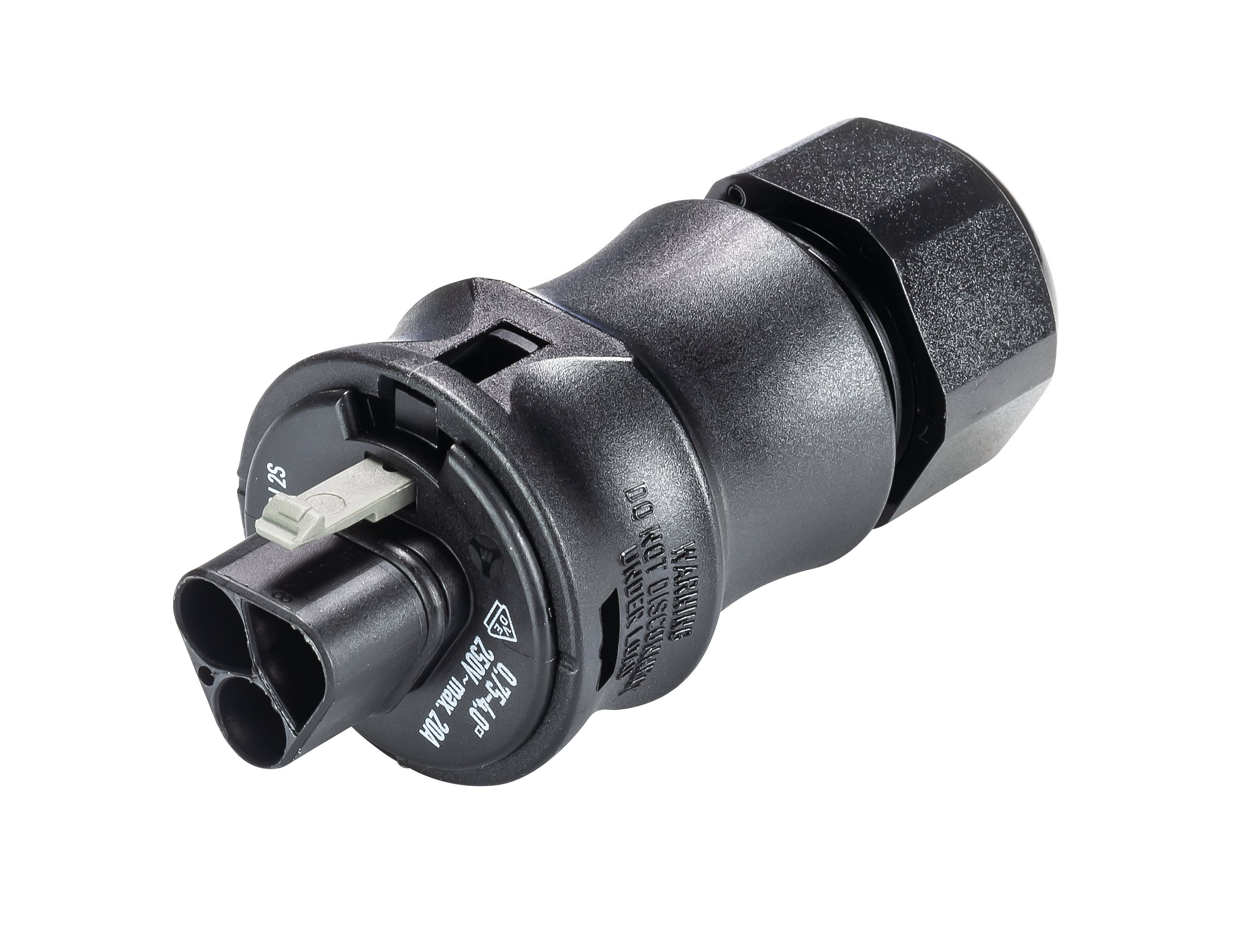 Wieland - connecteur RST20i2 mâle à ressort 10-14mm Noir ATEX