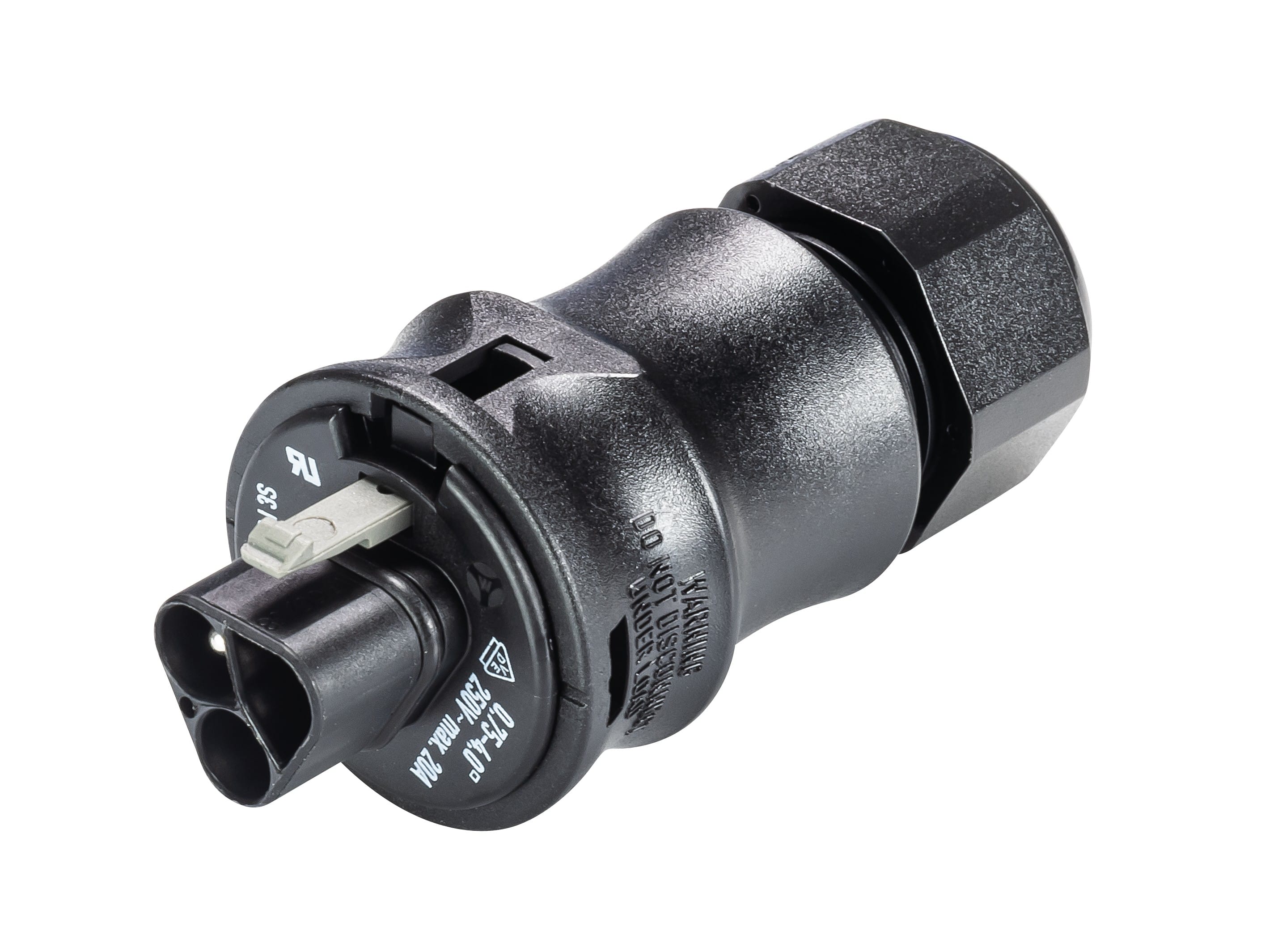 Wieland - connecteur RST20i3 mâle à vis 10-14mm Noir