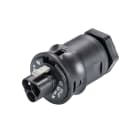 Wieland - embase RST20i3 mâle M20 à ressort Noir