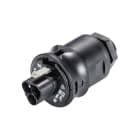 Wieland - embase RST20i3 mâle M16 à ressort Noir