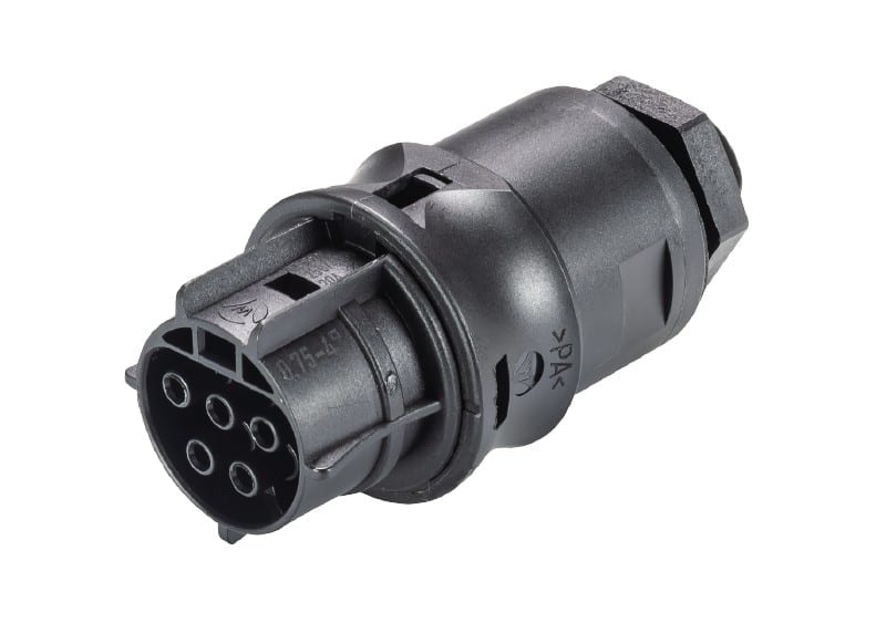 Wieland - embase RST20i5 femelle à vis M16 Noir