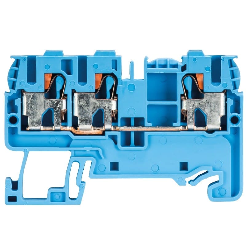 Wieland - borne de terre wtp 2,5/4 d1/2 bl