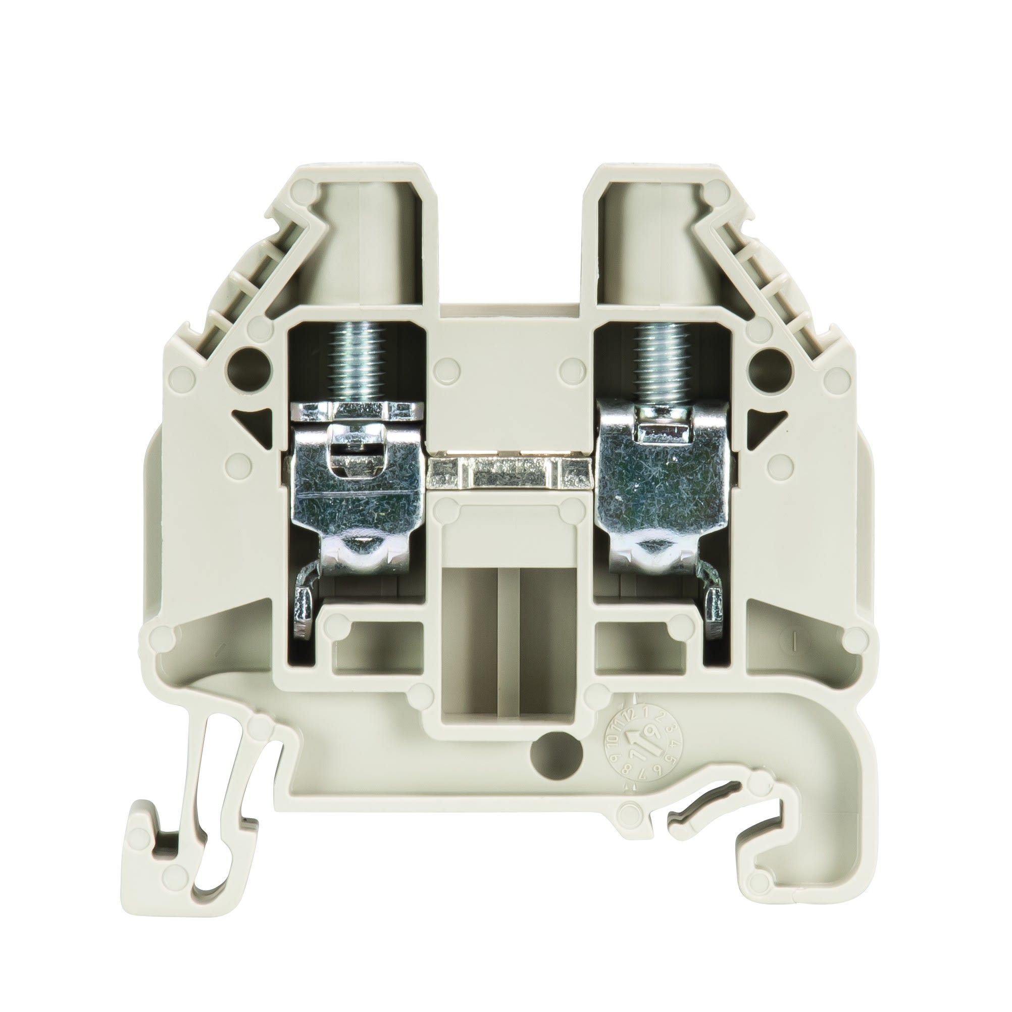 Wieland - borne 10mm² gris wt 10