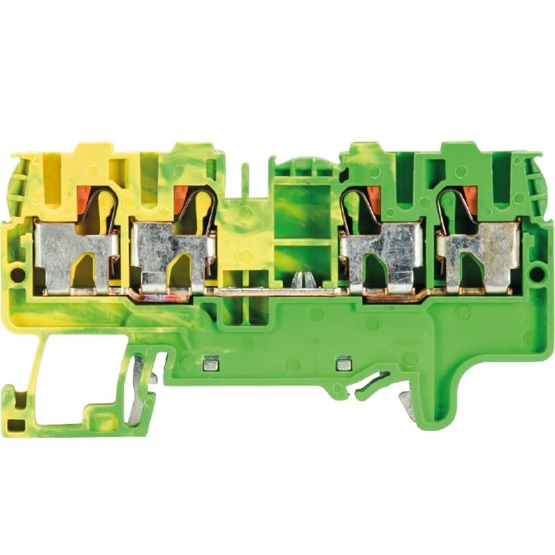 Wieland - borne de terre wtp 2,5/4 d2/2 pe