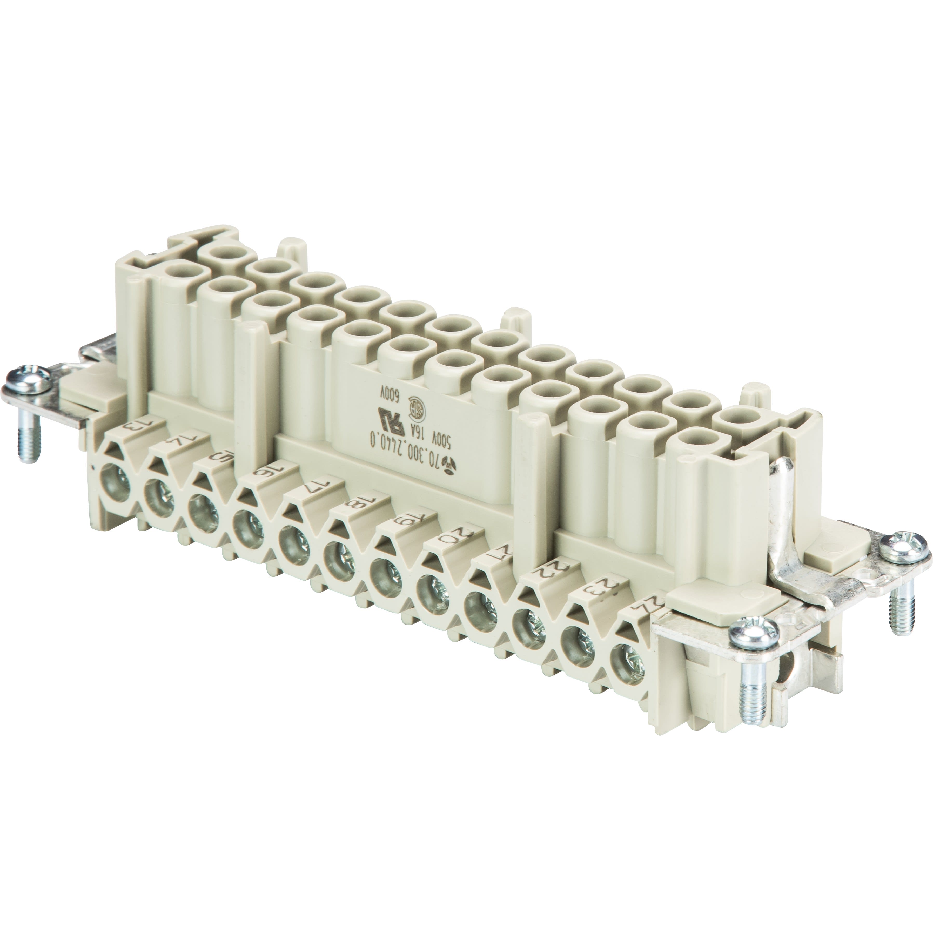Wieland - bloc cont.femelleor bas bus 24 2,5 50 au insert femelle