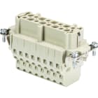 Wieland - bloc contacts fembas bum 16 2,5 50 ag-insert femelle