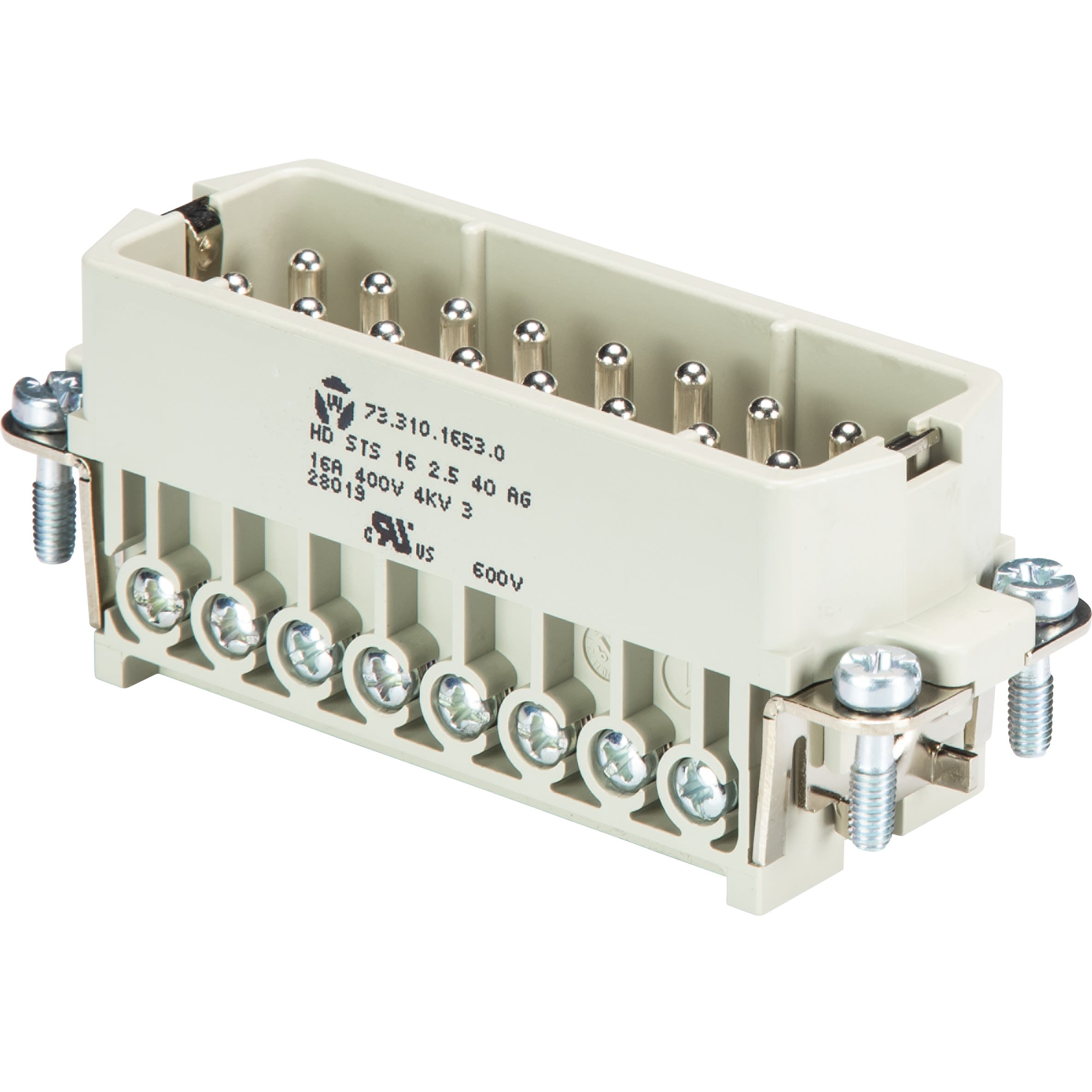 Wieland - bloc cont.males hd sts sb 16 2,5 25 ag-insert mâle