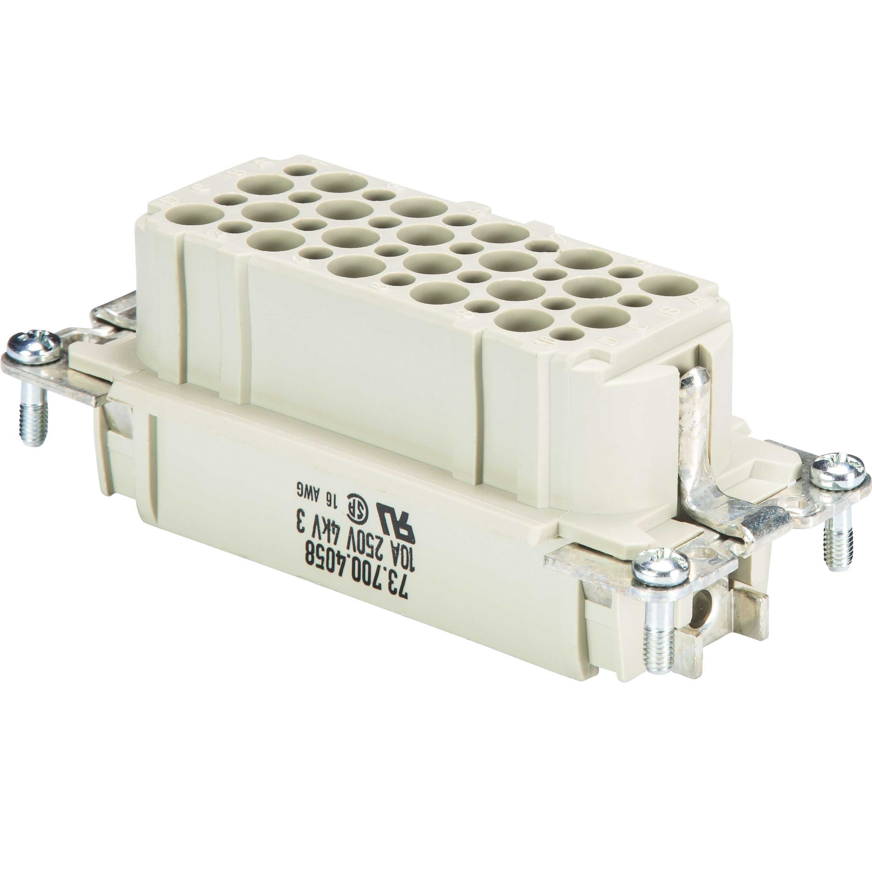 Wieland - bloc contacts femhd buc 40 25-insert femelle