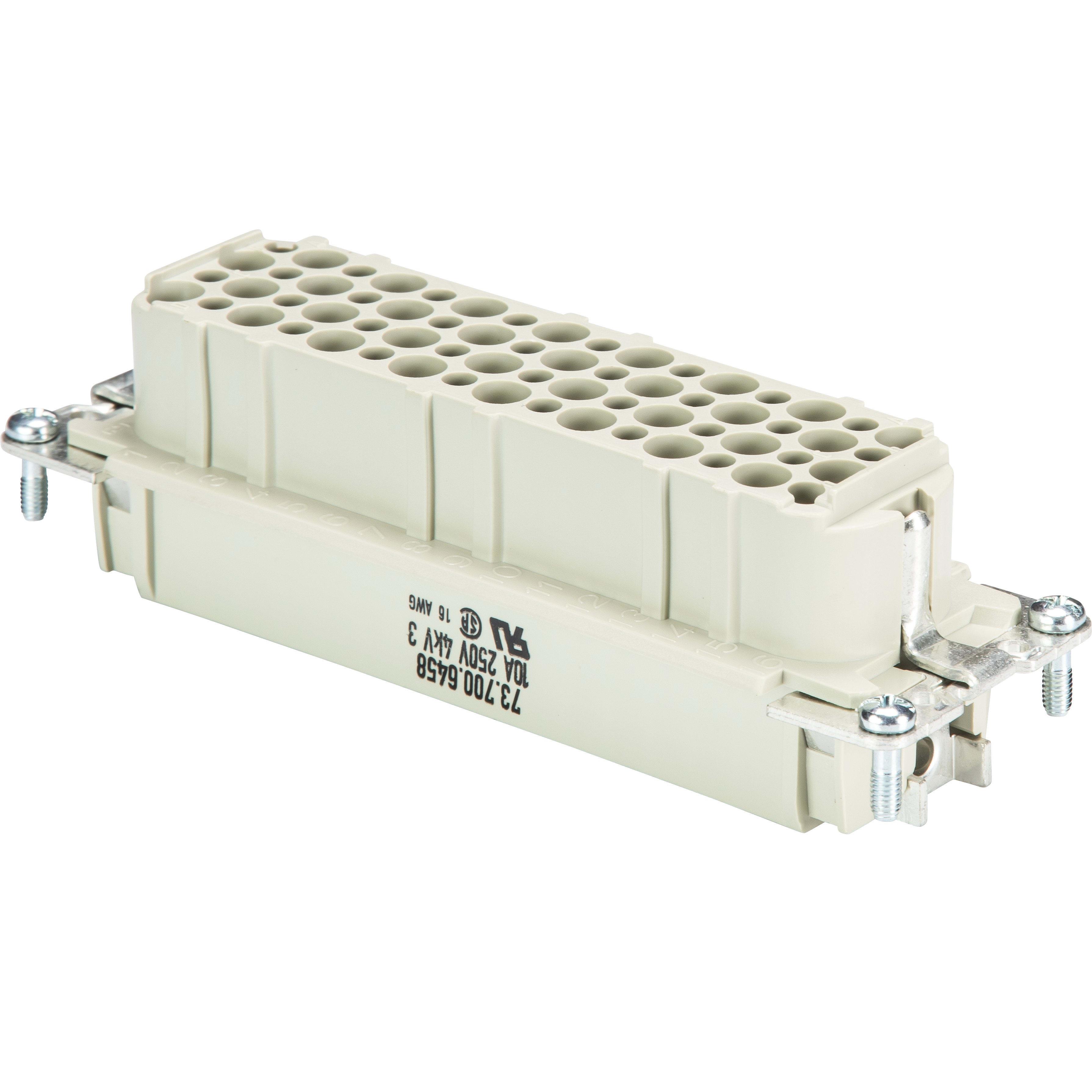 Wieland - bloc contacts femhd buc 64 25-insert femelle