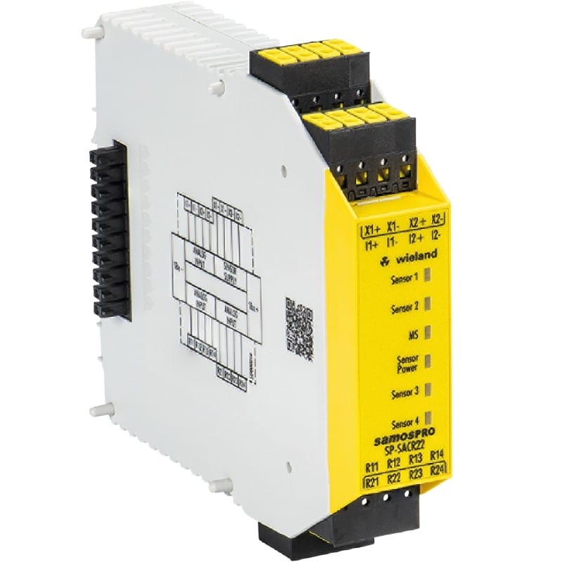 Wieland - samosPRO analog module, 2 E sécu RTD, 2 E sécu 0-20mA