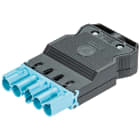 Wieland - connecteur GST18i5 mâle à vis Bleu pastel (11,5-15,5mm)