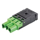 Wieland - connecteur GST18i3 mâle à ressort Vert
