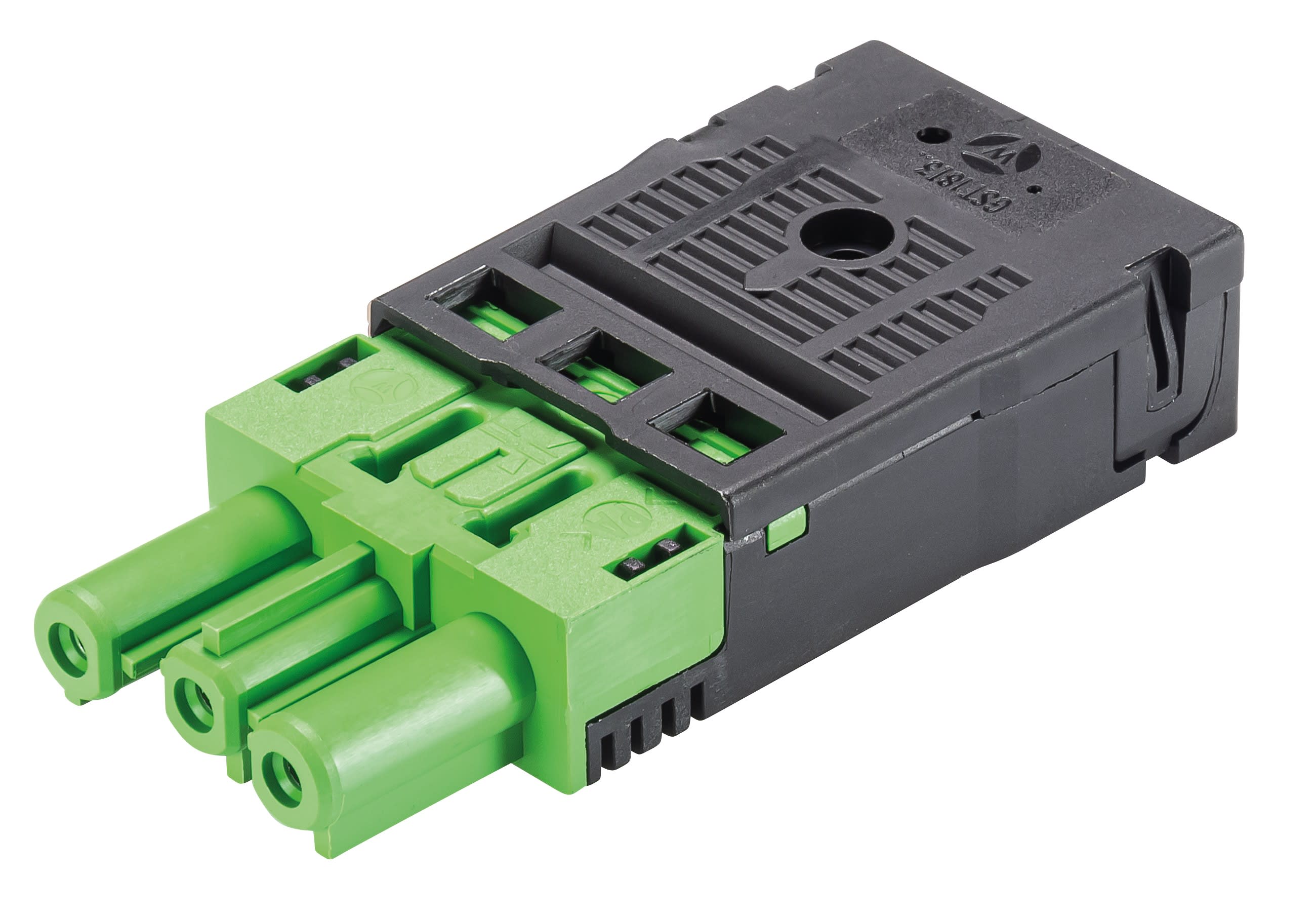 Wieland - connecteur GST18i3 femelle à ressort Vert