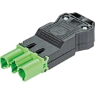 Wieland - connecteur GST18i3 mâle à Vis Vert (10,5-14,5mm)