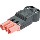 Wieland - connecteur GST18i3 mâle à Vis Rouge saumon (10,5-14,5mm)