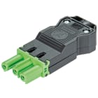 Wieland - connecteur GST18i3 femelle à Vis Vert (10,5-14,5mm)