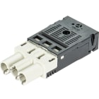 Wieland - connecteur GST18i3 mâle à ressort Gris monté