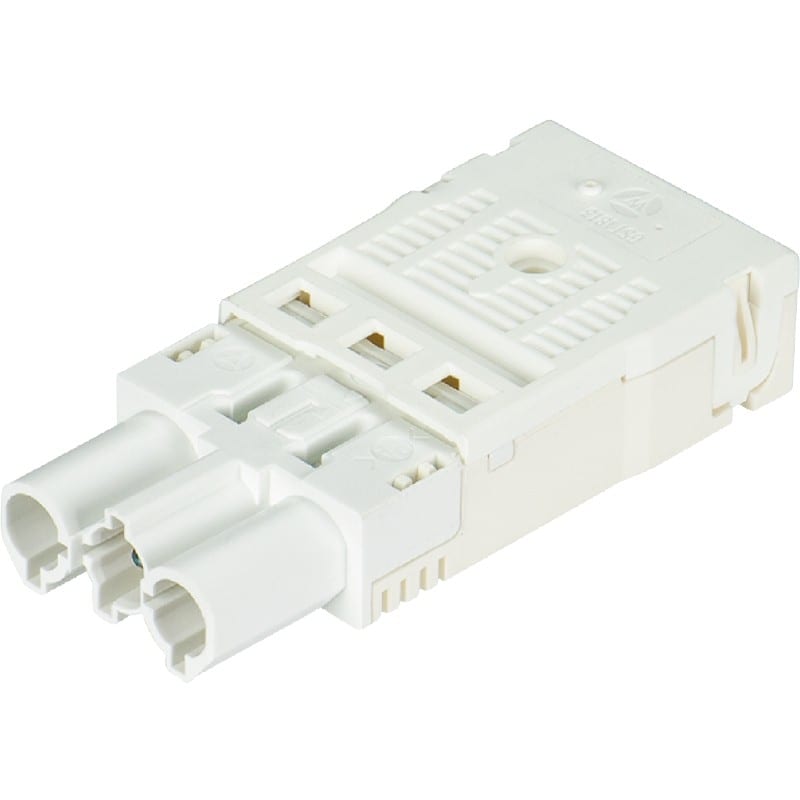 Wieland - connecteur GST18i3 mâle à ressort Blanc monté