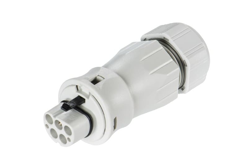 Wieland - connecteur RST20i5 mâle à vis 13-18mm Gris clair