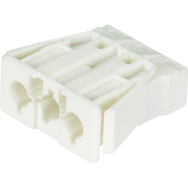 Wieland - embase ST18i3 femelle à ressort Blanc
