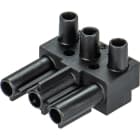 Wieland - connecteur ST18i3 mâle à vis Noir