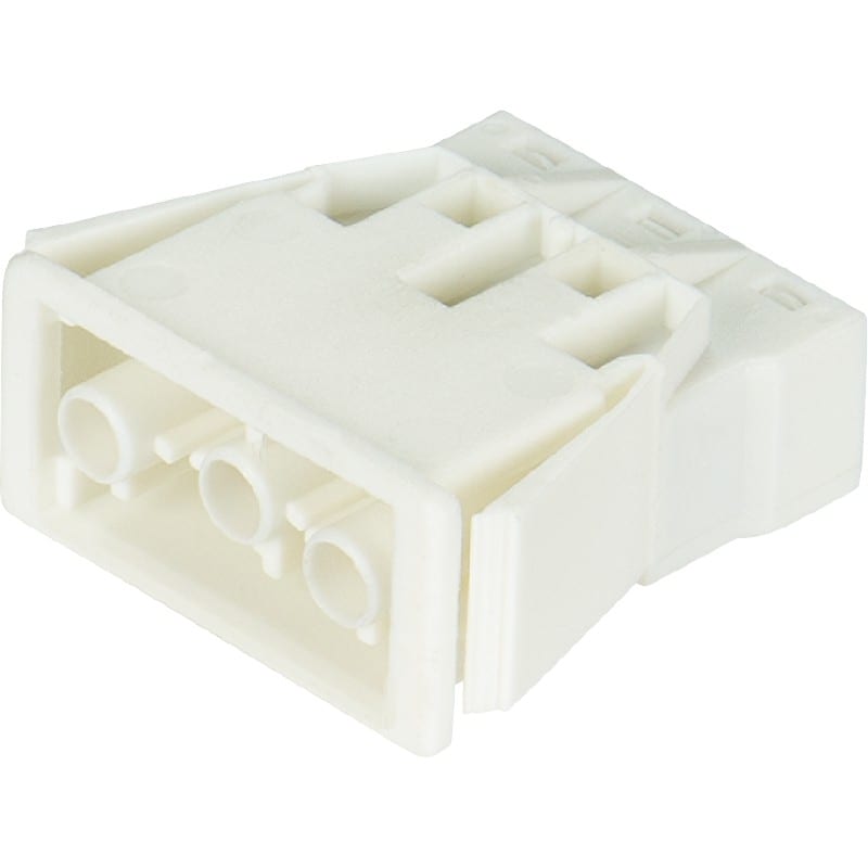 Wieland - embase ST18i3 mâle à ressort Blanc