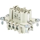 Wieland - bloc contact femellebas bus od 6 2,5 50 insert femelle
