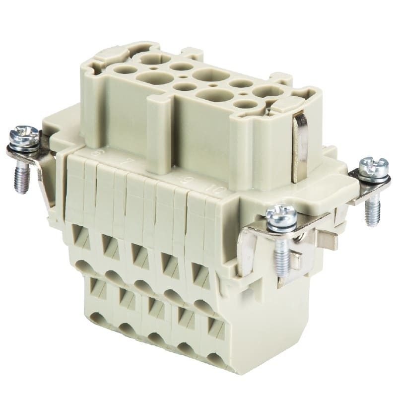 Wieland - bloc contacts fembas bum 10 2,5 50 ag-insert femelle
