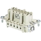 Wieland - bloc contacts fembas buc 10 50-insert femelle