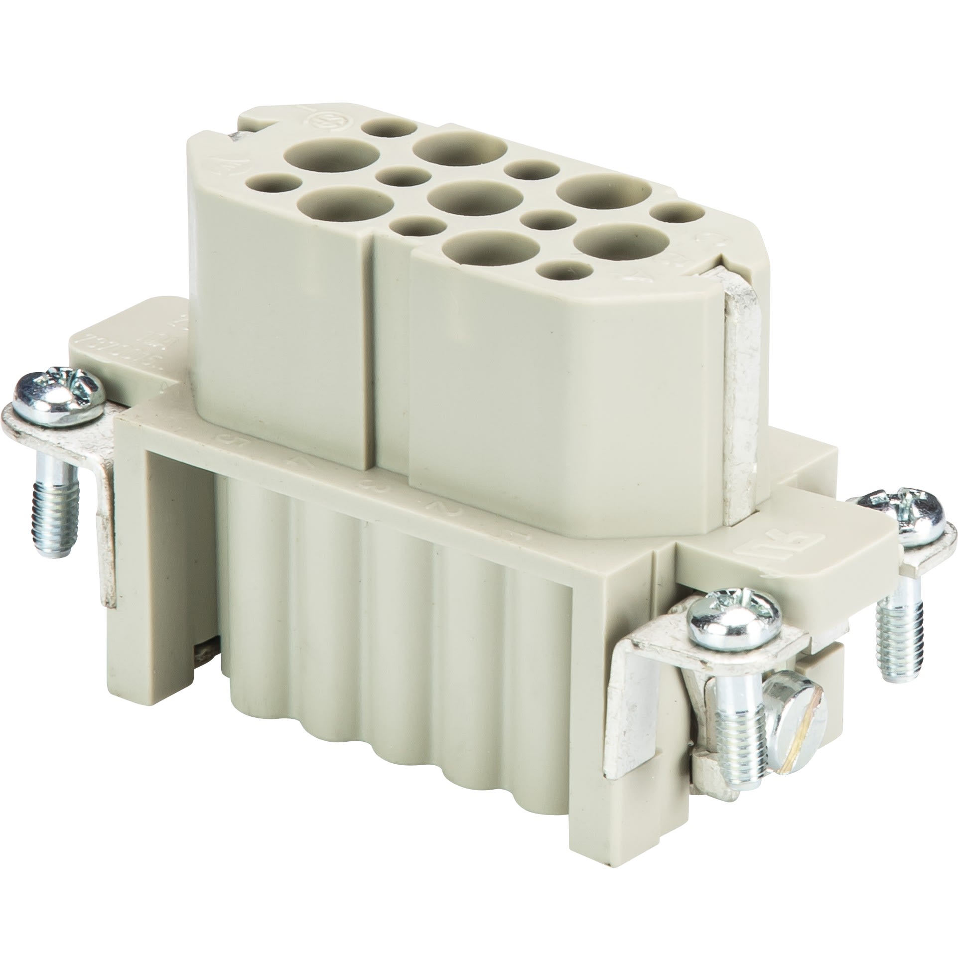 Wieland - bloc contacts femhd buc 15 25-insert femelle