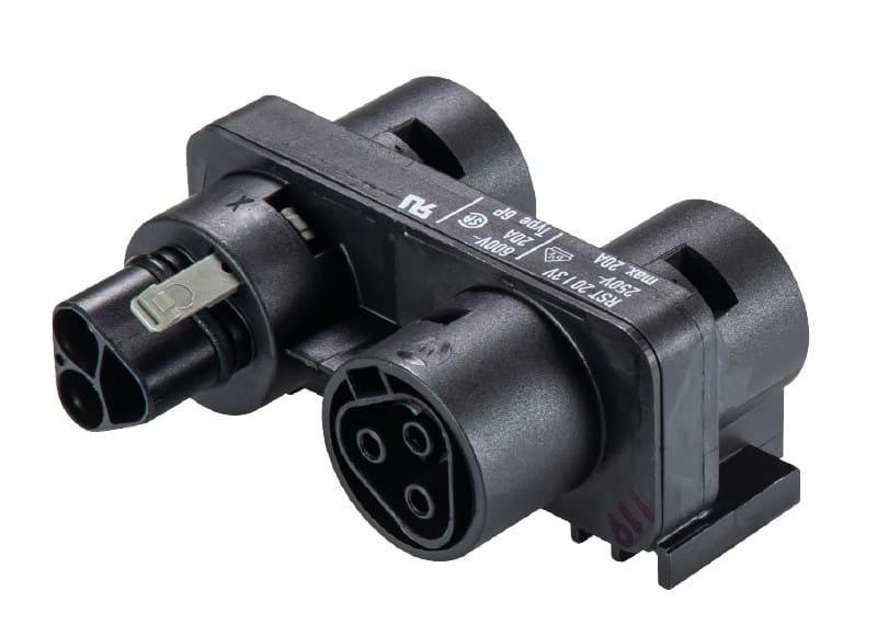 Wieland - répartiteur RST20i3 1E/3S Noir