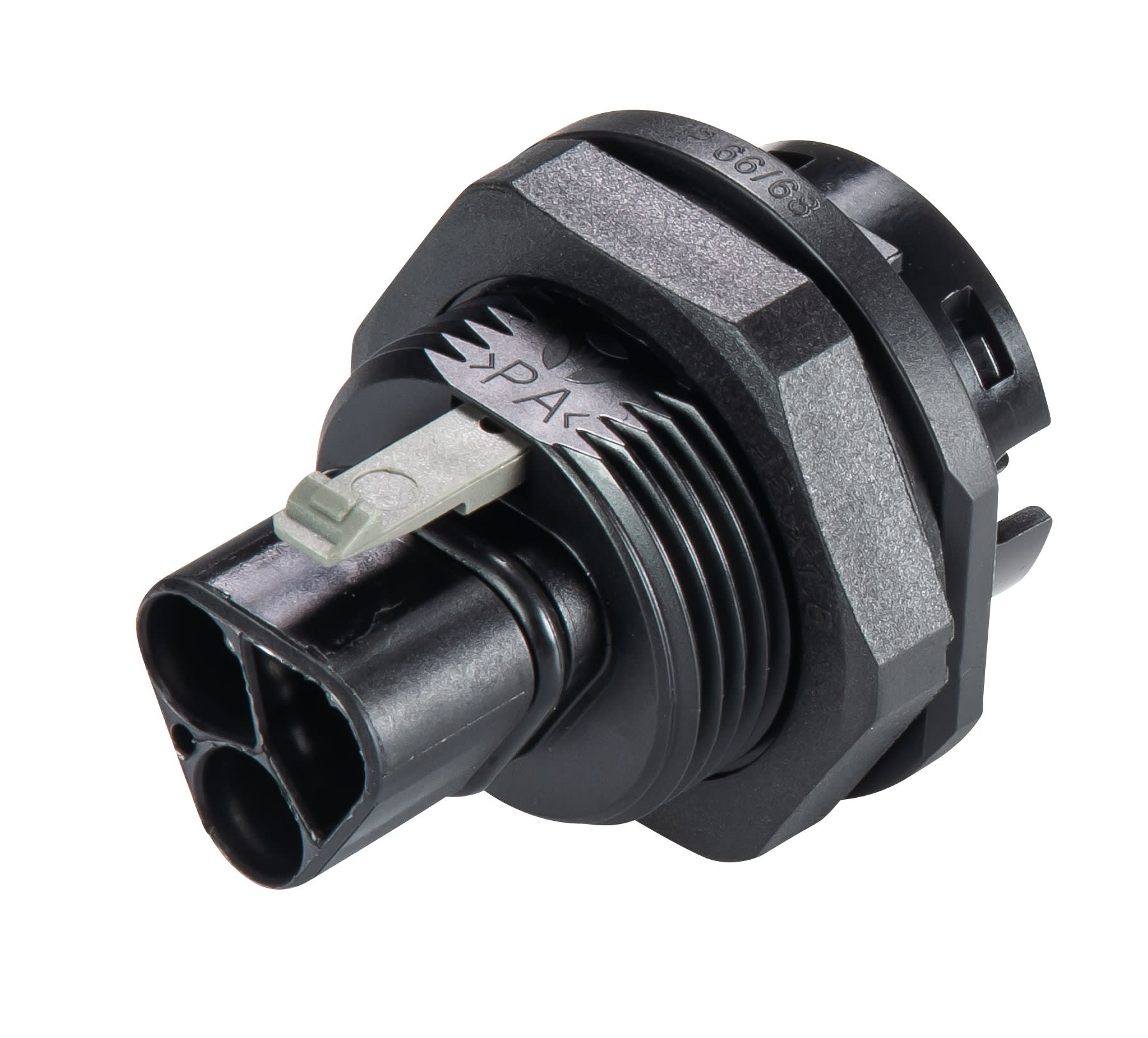 Wieland - embase RST20i3 mâle M25 à ressort Noir