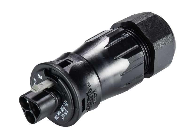 Wieland - connecteur RST20i3 mâle à vis 13-18mm Noir