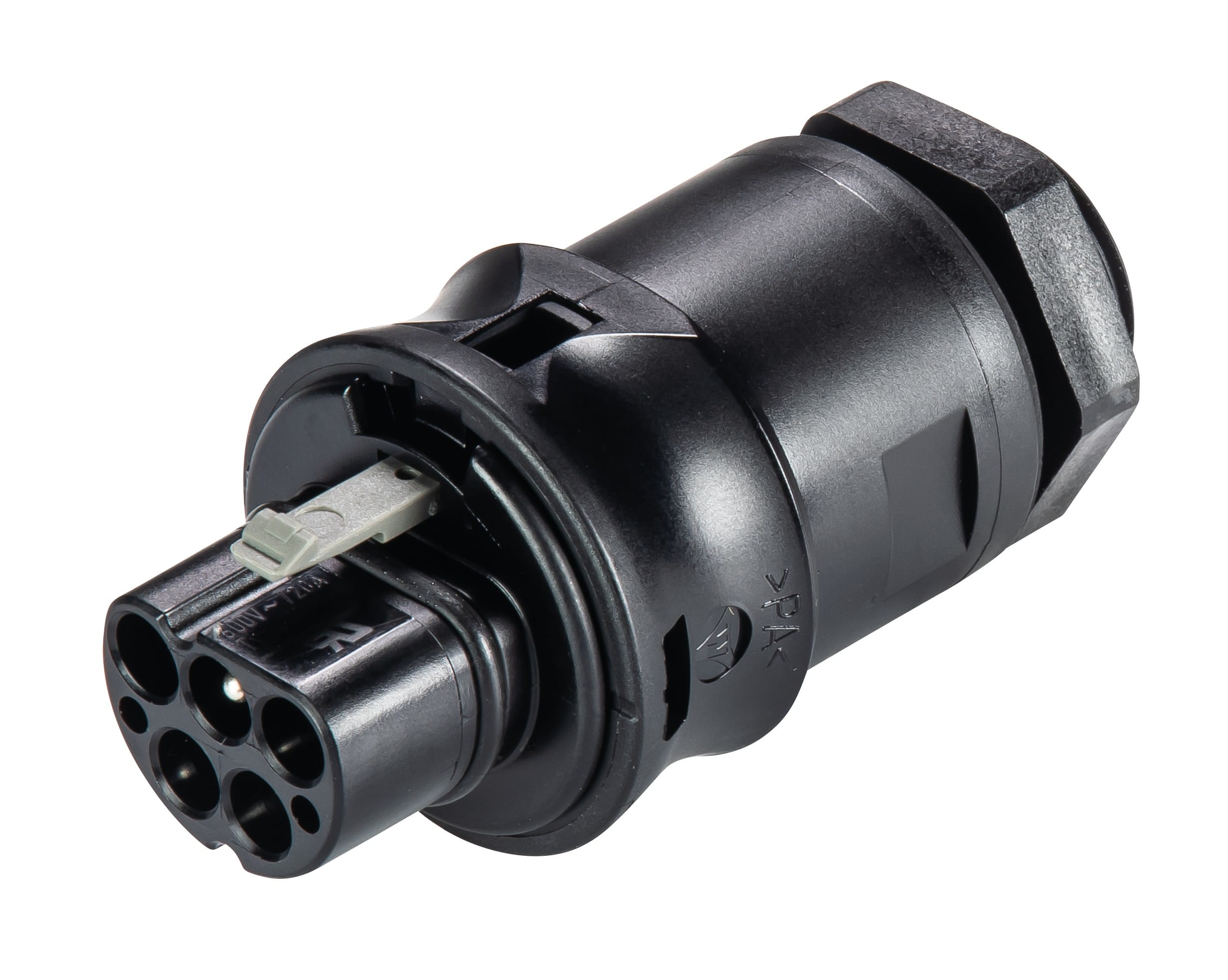 Wieland - embase RST20i4 mâle à vis M20 Noir