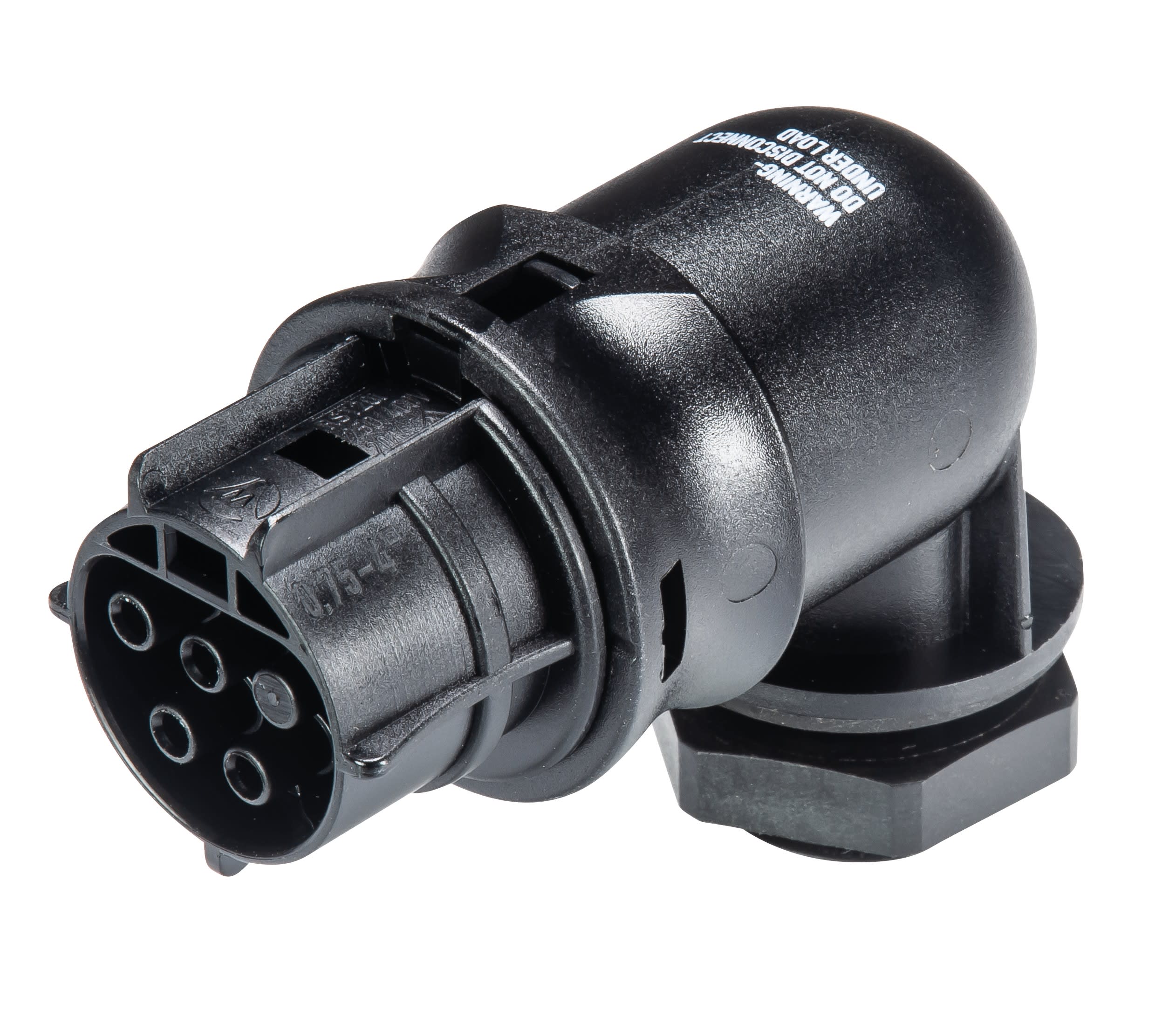 Wieland - embase RST20i4 coudé femelle à vis M20 Noir