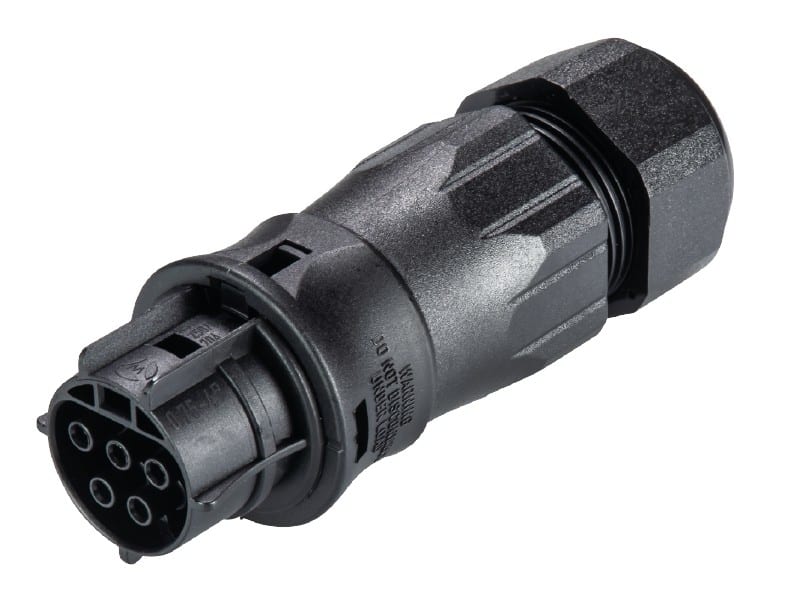 Wieland - connecteur RST20i5 femelle à vis 13-18mm Noir
