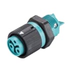 Wieland - embase femelle RST16i3 bleu turquoise