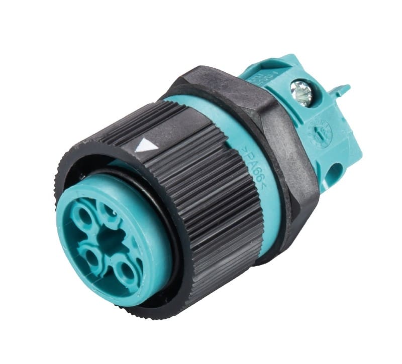 Wieland - embase femelle RST16i5 bleu turquoise