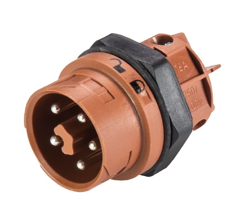 Wieland - embase mâle RST16i5 marron