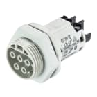 Wieland - embase RST20i5 femelle à vis M25 Gris clair ATEX