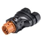 Wieland - connecteur RST20i2 femelle à vis double 10-14mm Marron