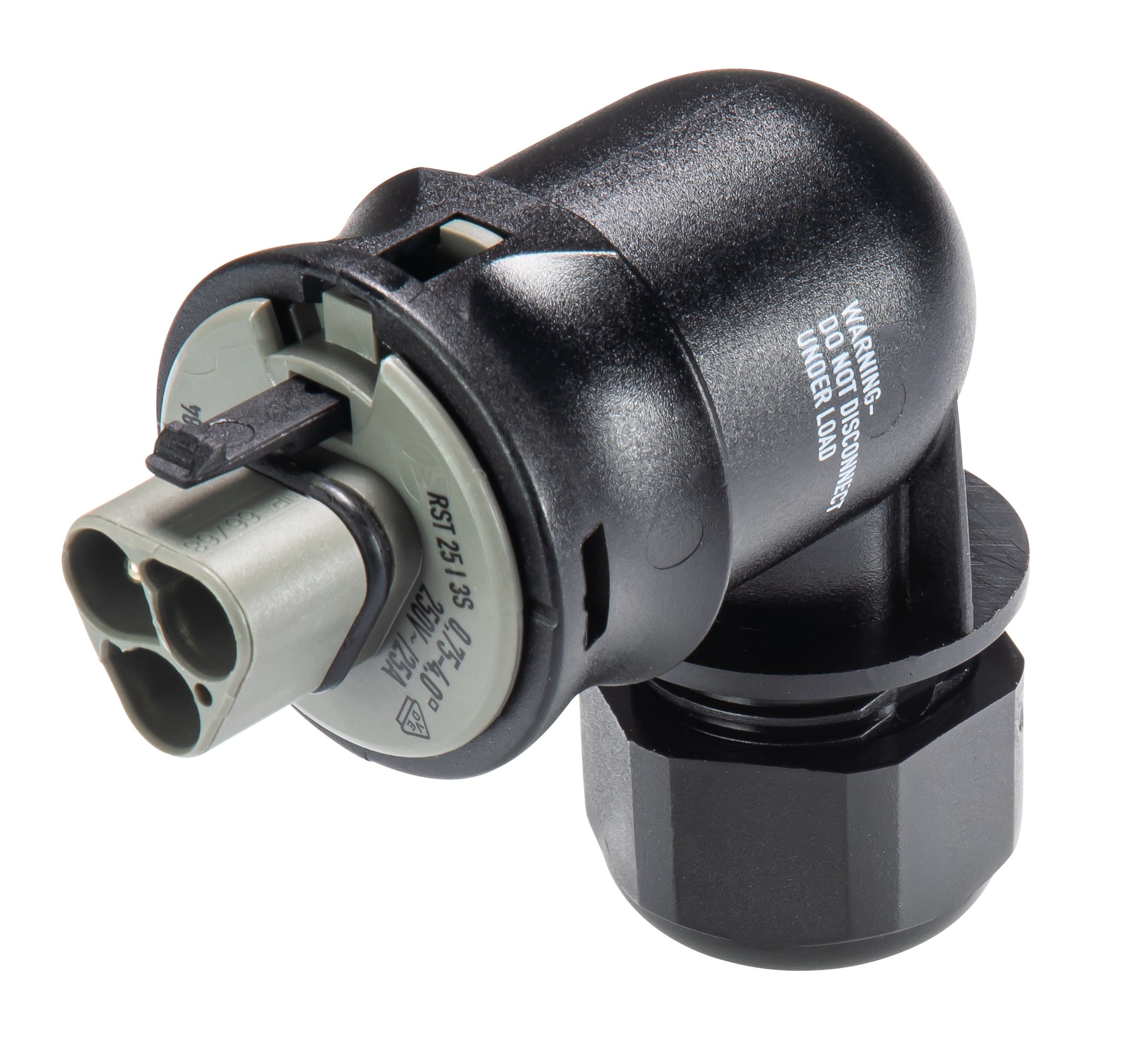Wieland - connecteur RST25i3 coudé mâle à vis 10-14mm Gris