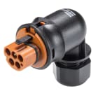 Wieland - connecteur RST20i5 coudé mâle à sertir 10-14mm marron