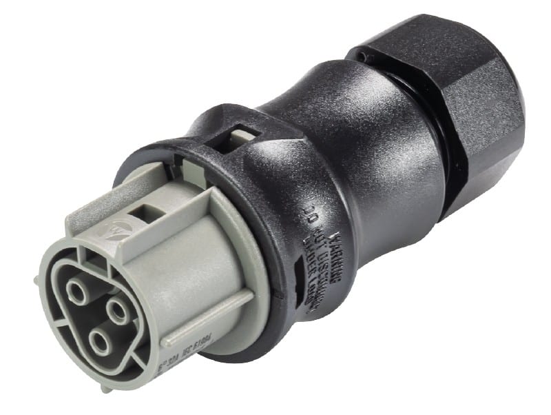 Wieland - connecteur RST25i3 femelle à vis 10-14mm Gris