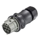 Wieland - connecteur RST20i3 coudé mâle à vis 10-14mm Marron