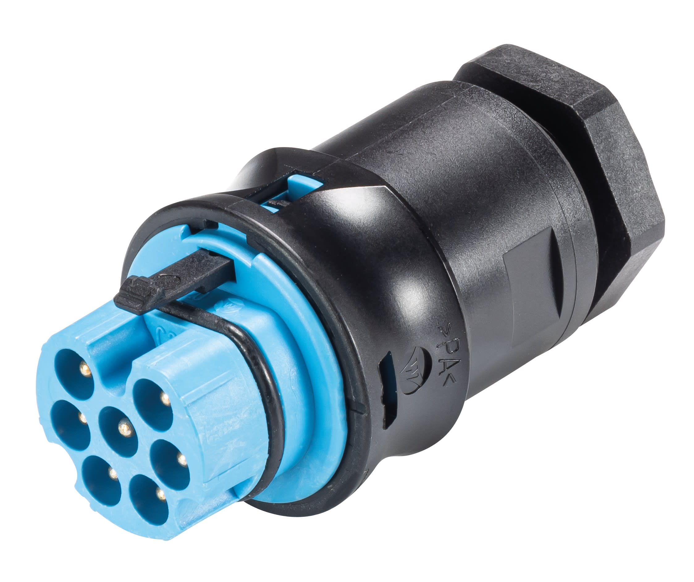 Wieland - Embase RST20i7 M20 mâle à vis bleu clair