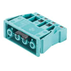 Wieland - embase GST18i4 femelle à ressort Turquoise