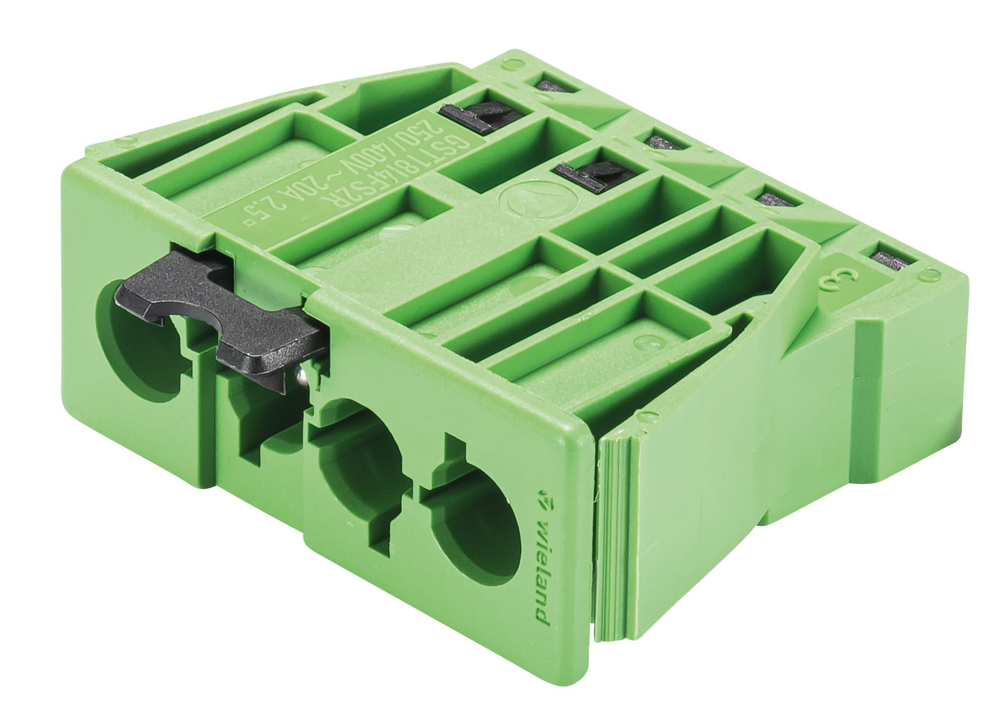 Wieland - Embase GST18i4 mâle à ressort Vert